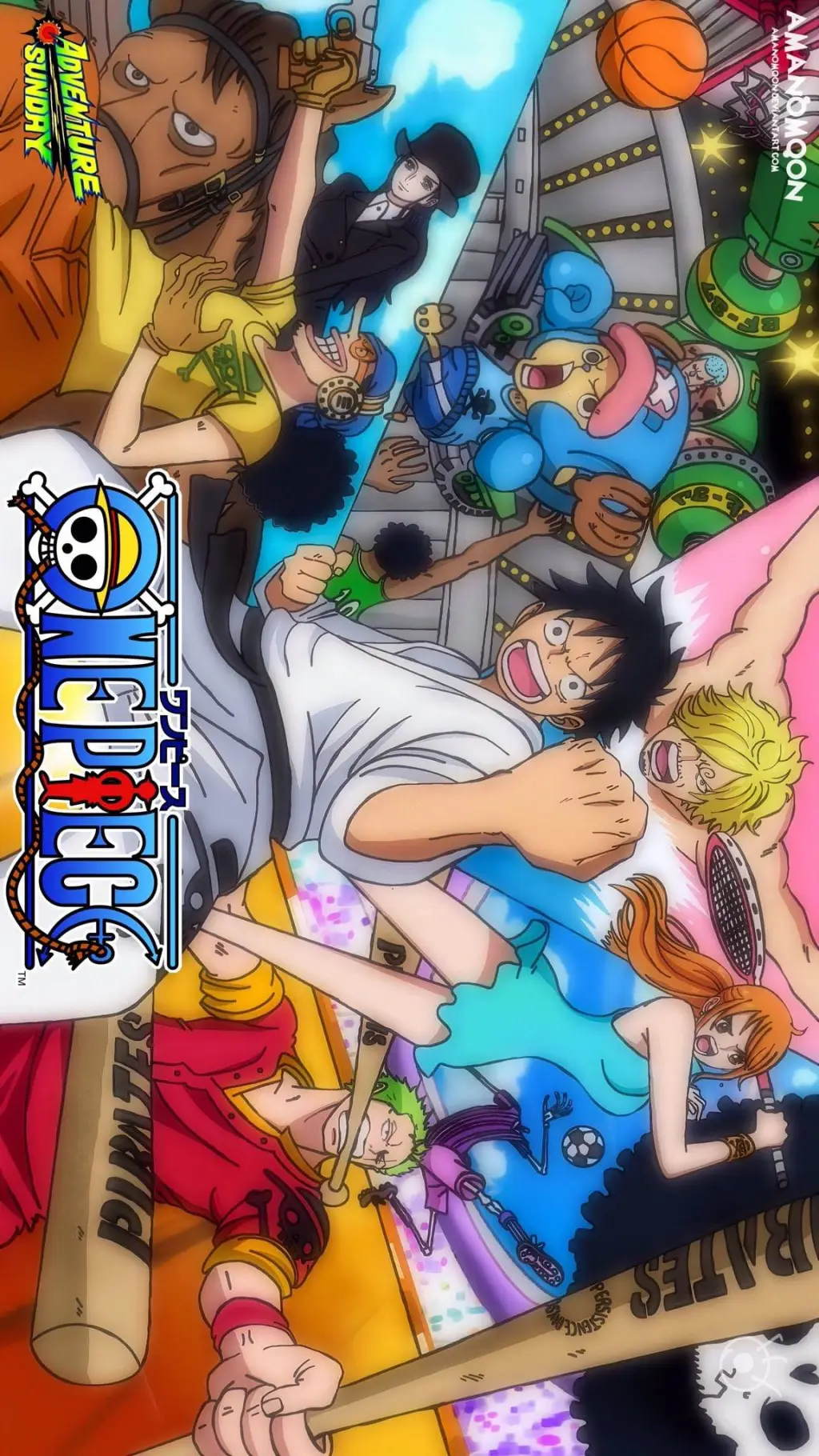 ai character: One Piece background