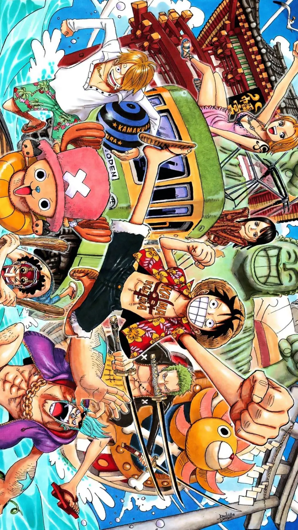 ai character: One Piece background