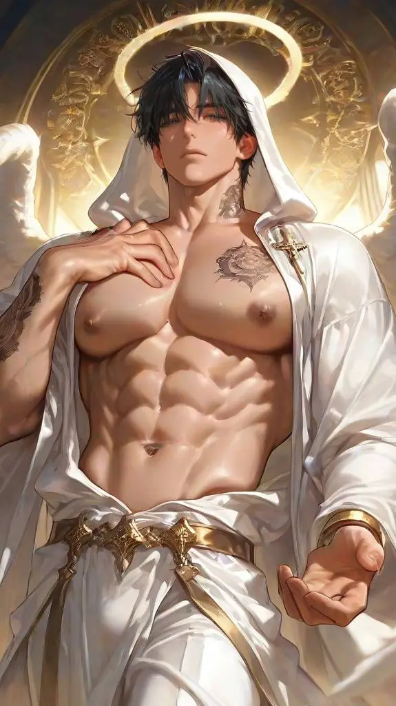 ai character: Angelo Custode  background