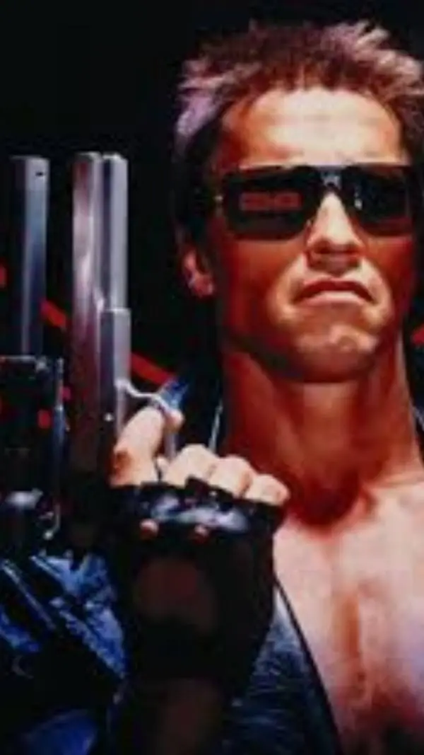 ai character: ArnoldSchwarzenege background