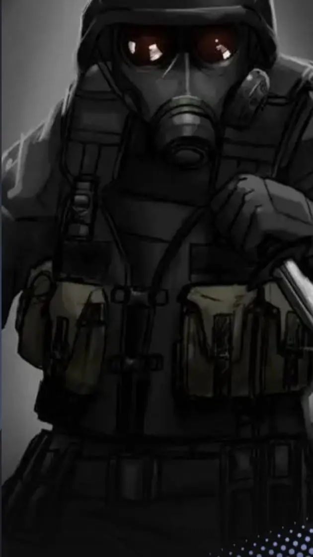 ai character: SCP the soldier background