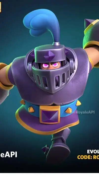 ai character: Mega knight Evo background