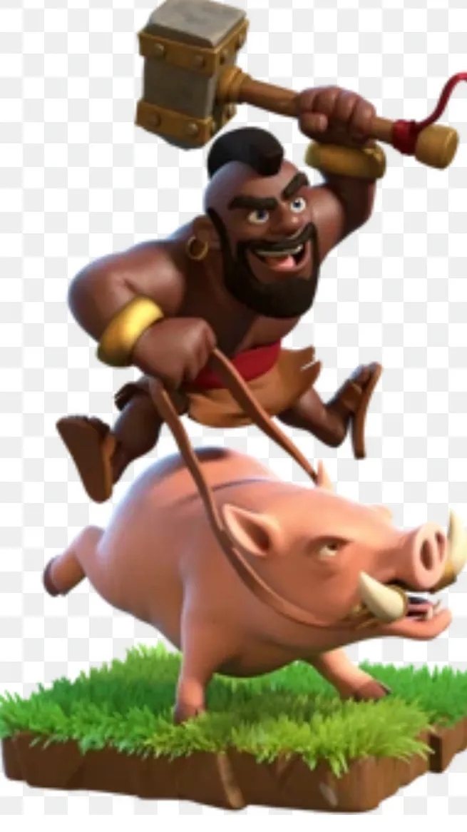 ai character: HOG RIDER background