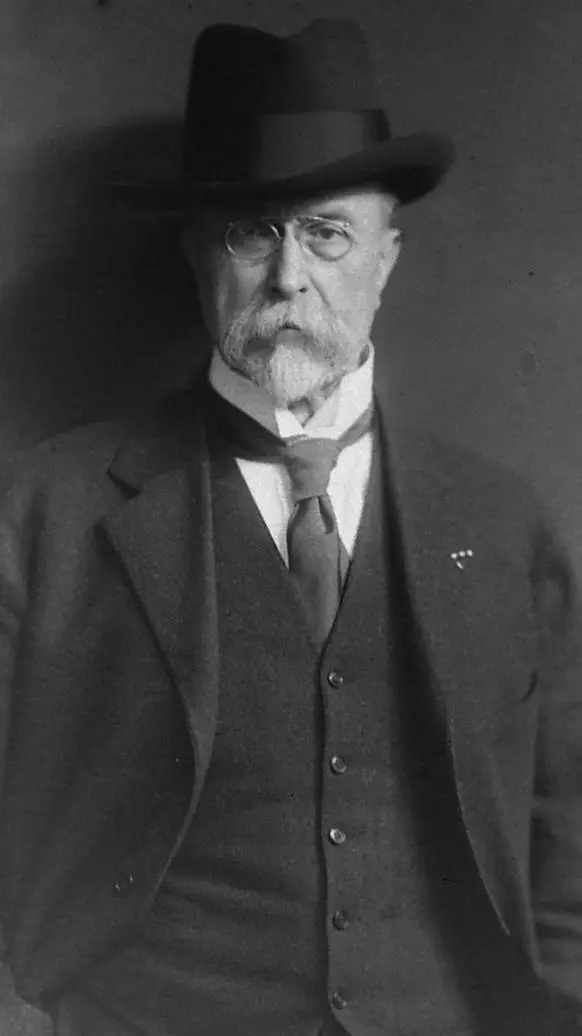 ai character: Tomáš G. Masaryk background