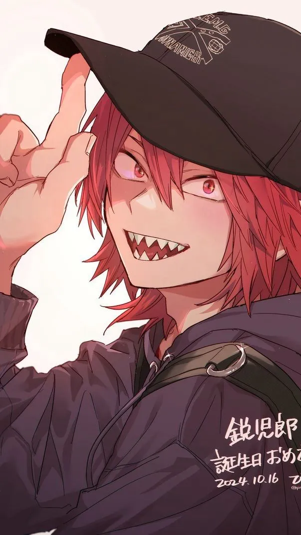ai character: Eijiro Kirishima  background