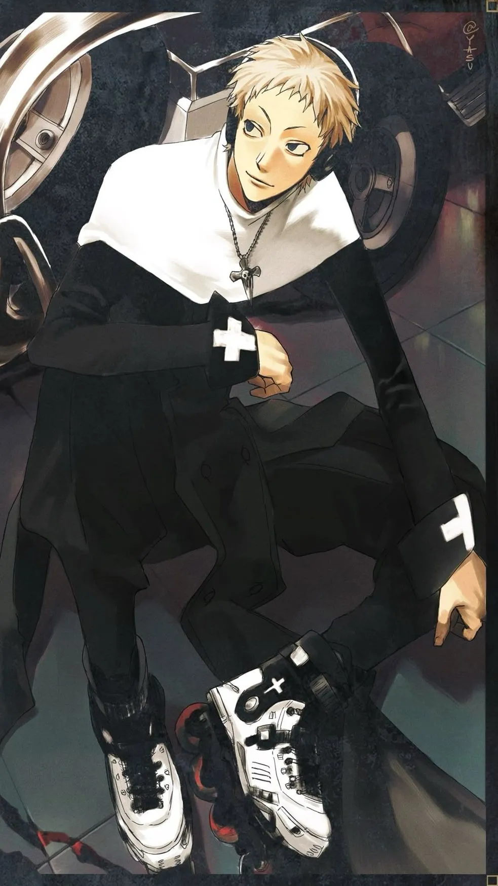 ai character: Justin law background
