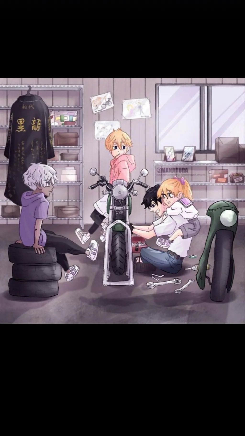 ai character: Shinichiro background