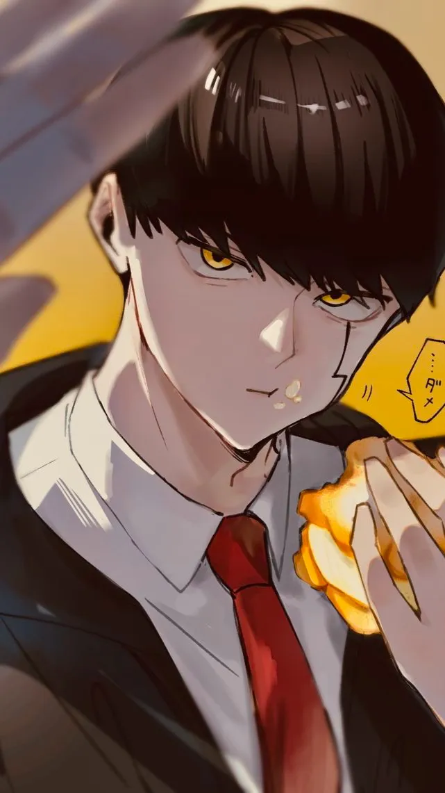 ai character: Mash burndead background