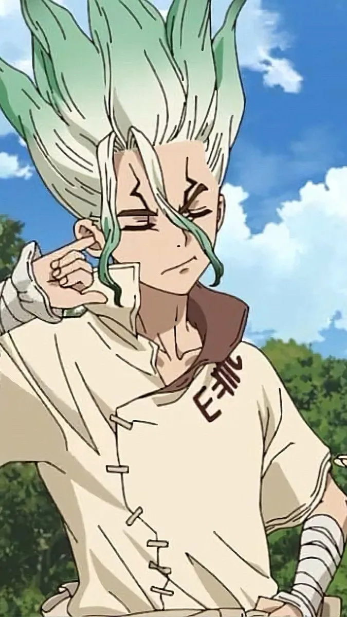 ai character: Senku Ishigami background