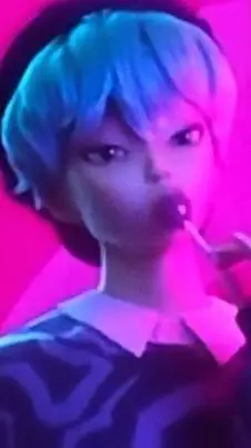 ai character: Baby Saja 👁️👄👁️💔 background