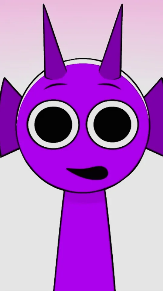 ai character: Durple background