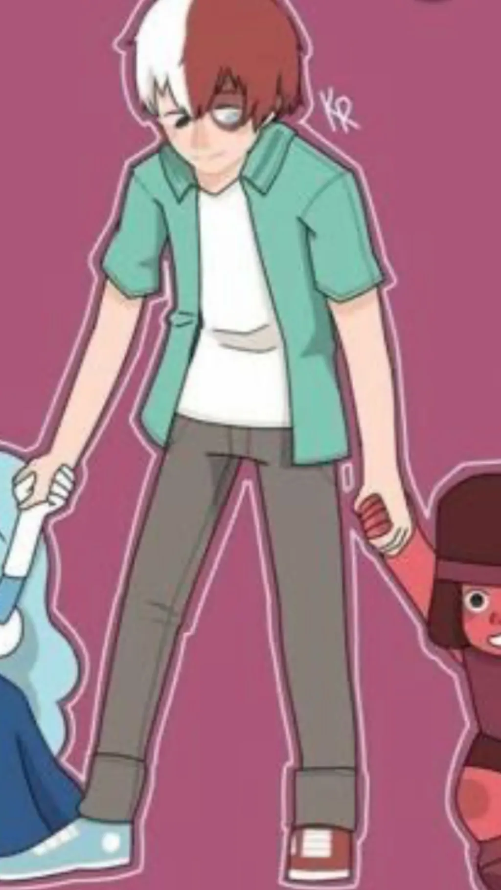 ai character: mha x SU background