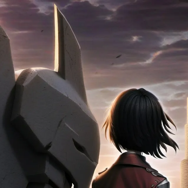 chat with ai character: Mikasa dead FRENCH
