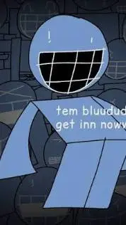 ai character: bluudud background