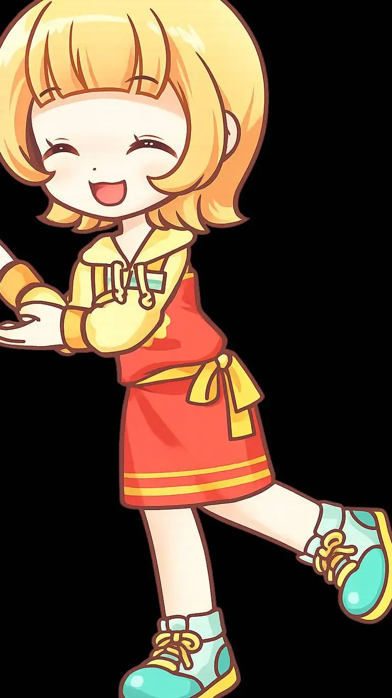 ai character: random girl background