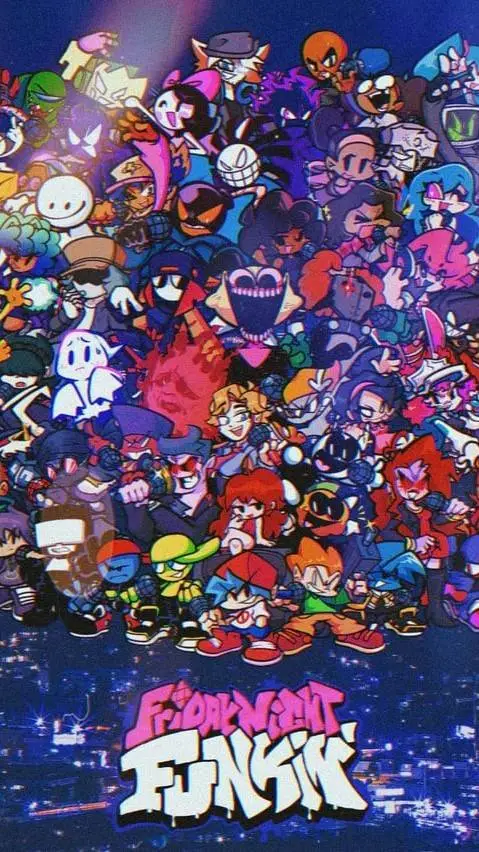 ai character: FNF characters background