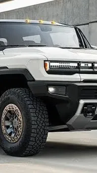 ai character: GMC Hummer EV background