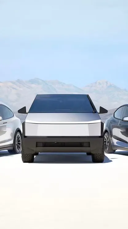 ai character: Tesla Car Fleet background