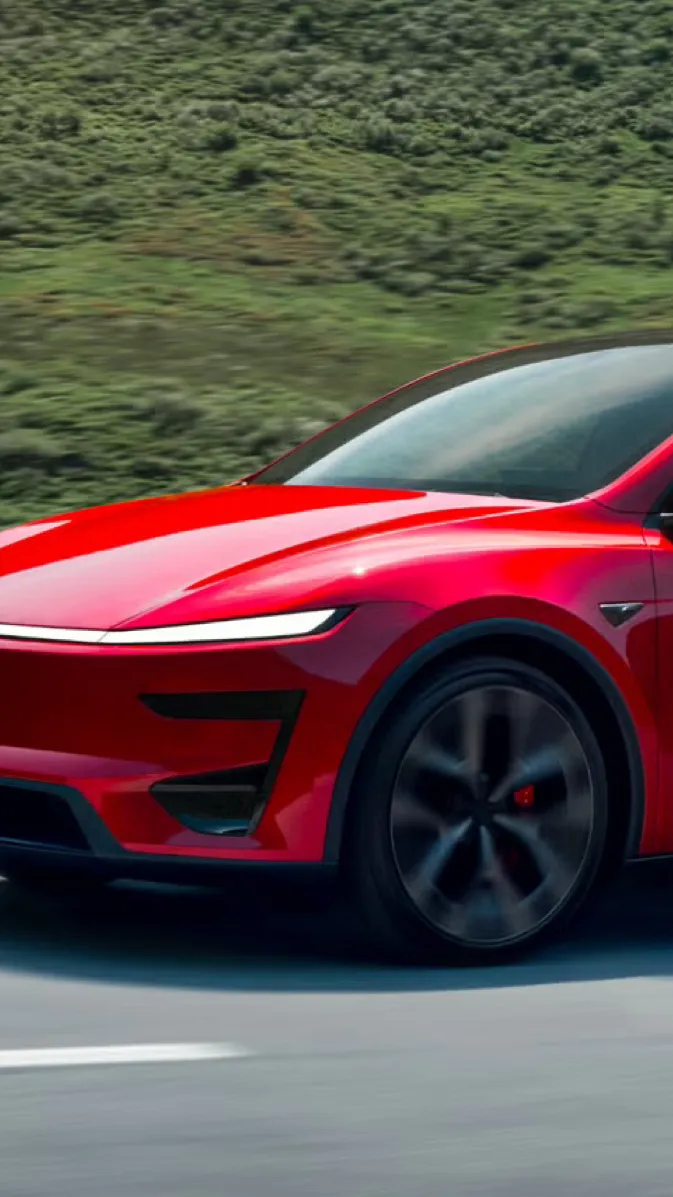 ai character: Tesla Model Y background