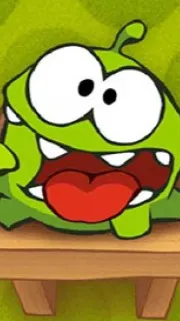 ai character: Om Nom background