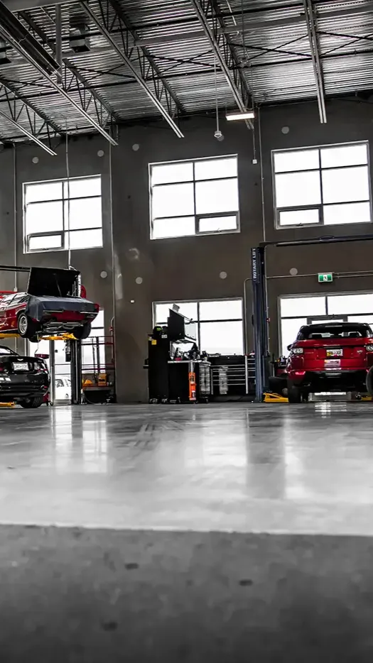 ai character: Repair Shop background