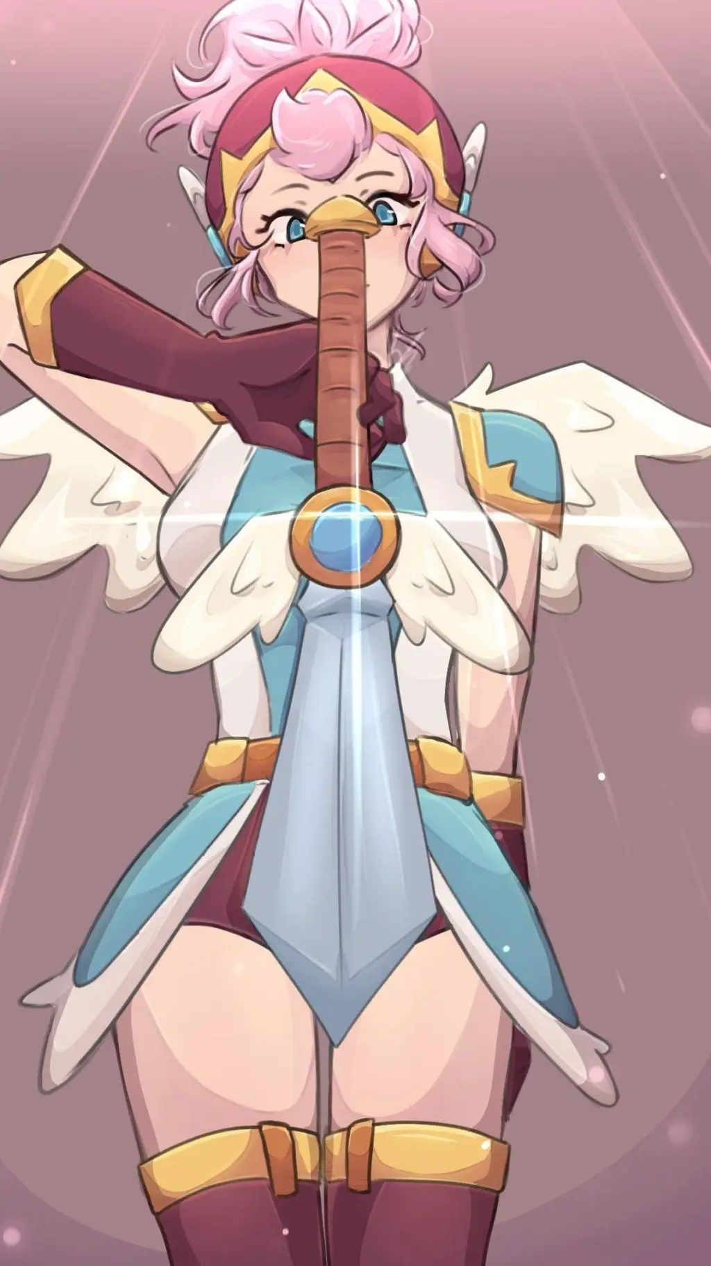 ai character: Janet 💖🌟 background