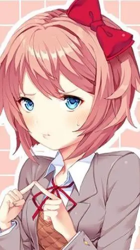 ai character: Sayori  background