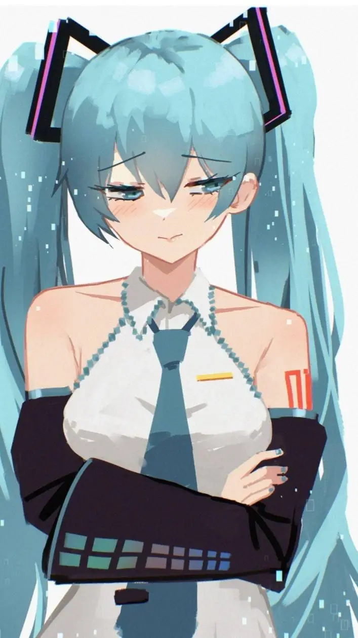 ai character:  Hatsune Miku 🎶 background