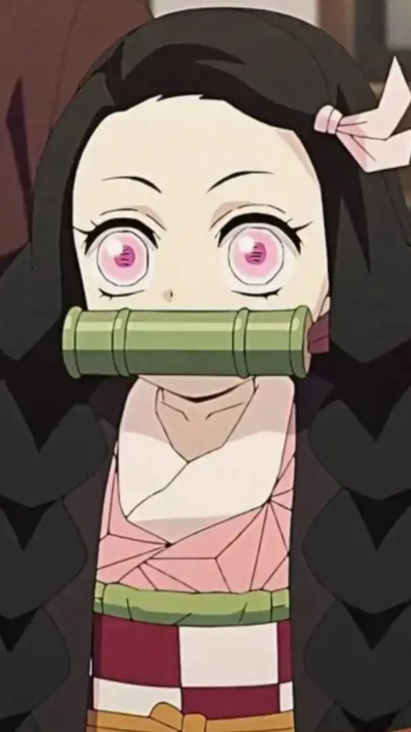 ai character: Nezuko Kamado 💖🍙 background