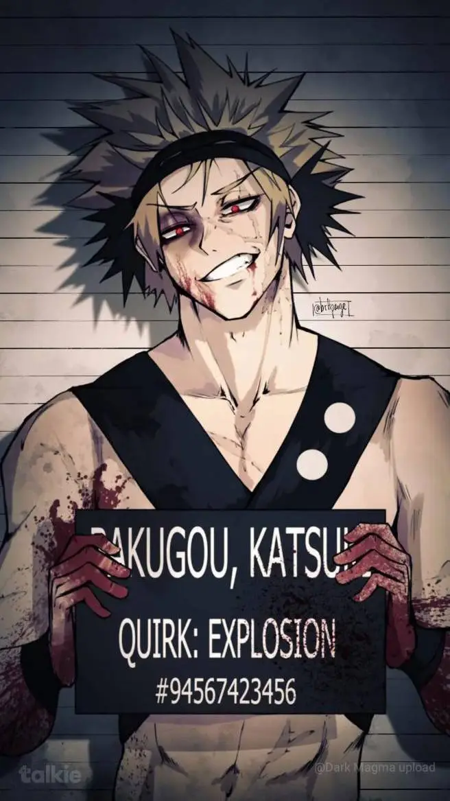 ai character: bakugo background