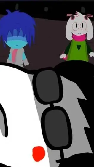 ai character: Ralsei Kris Susie background