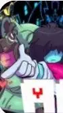 ai character: Kris Ralsei Susie  background