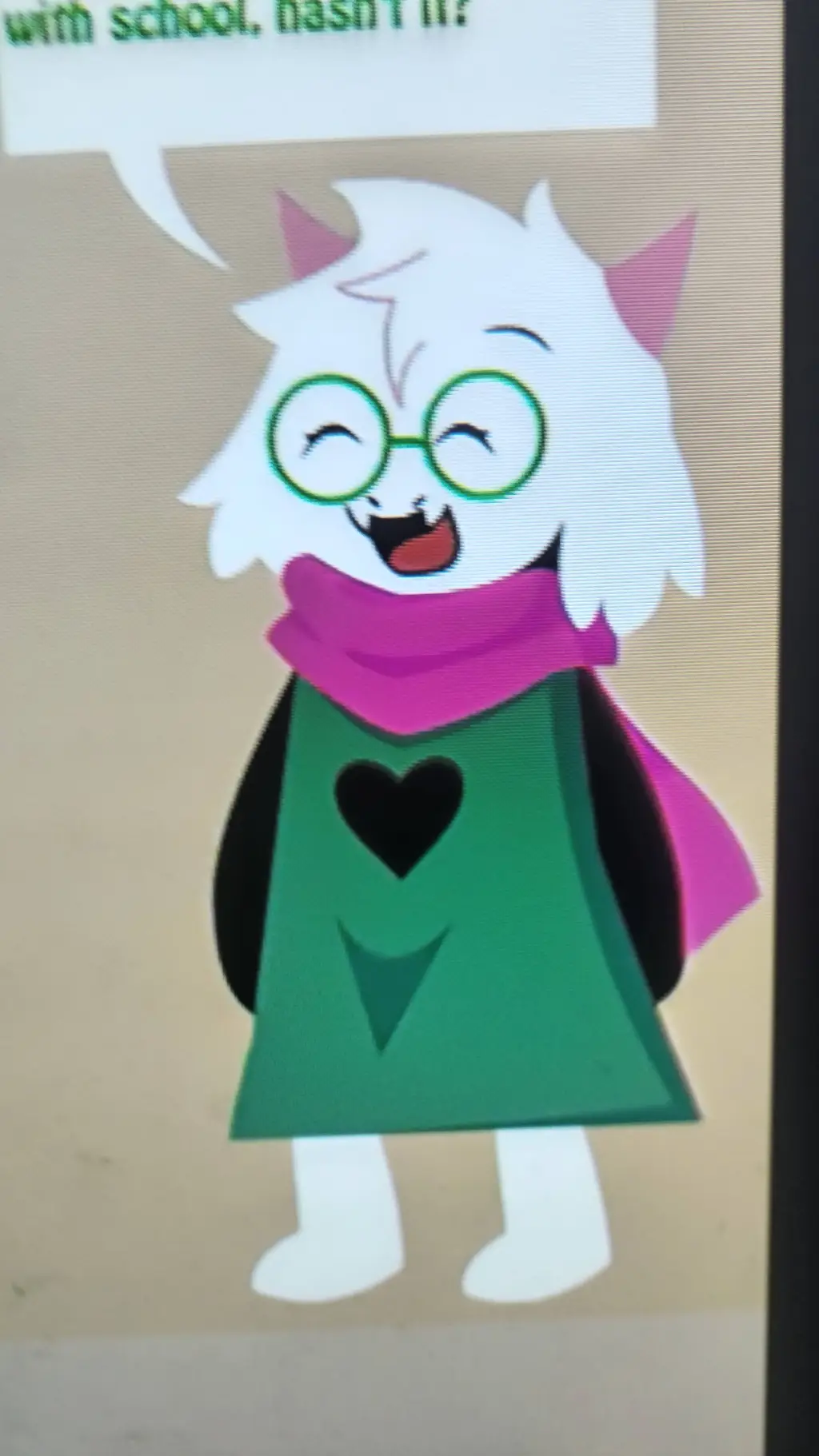 ai character: Ralsei background