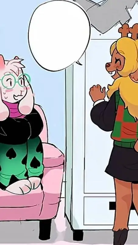 ai character: Ralsei and Noelle background