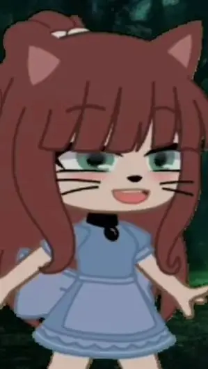 ai character: Cat girl background