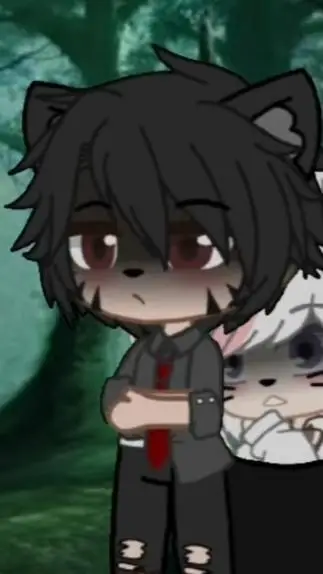 ai character: Cat Evil black background