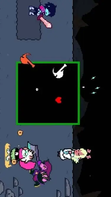 ai character: Ralsei Noelle Susi background