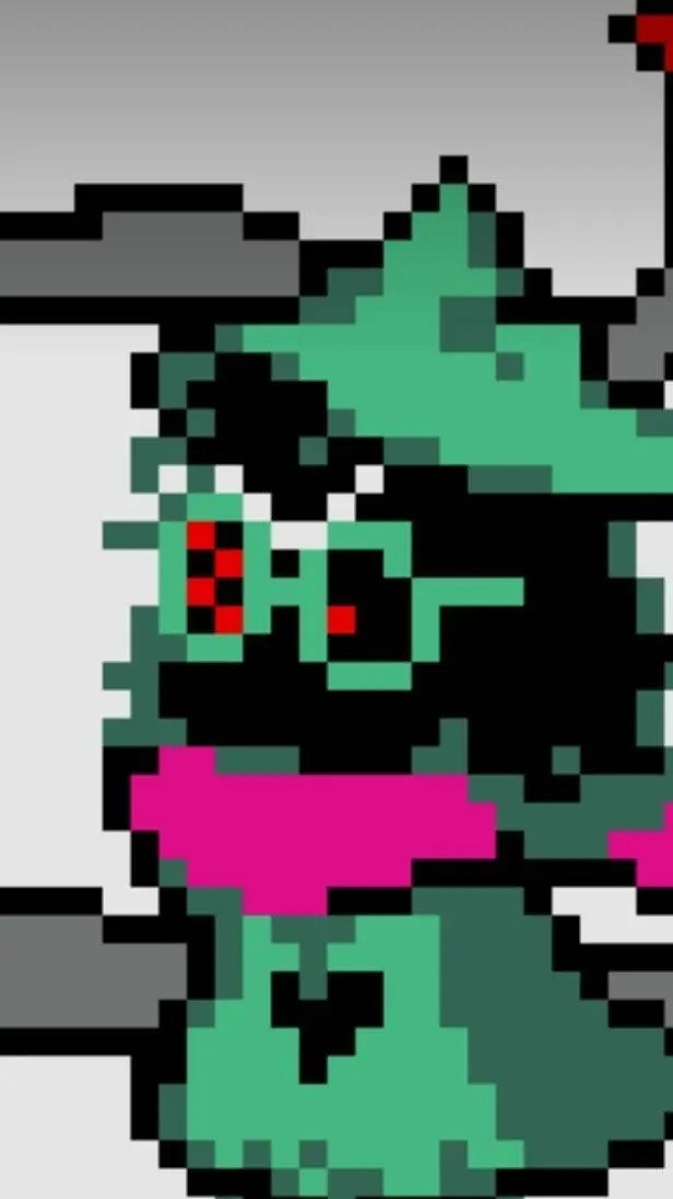 ai character: Ralsei.exe background