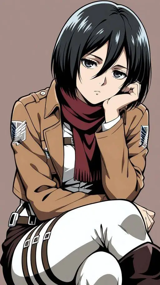 ai character: Mikasa Ackerman  background