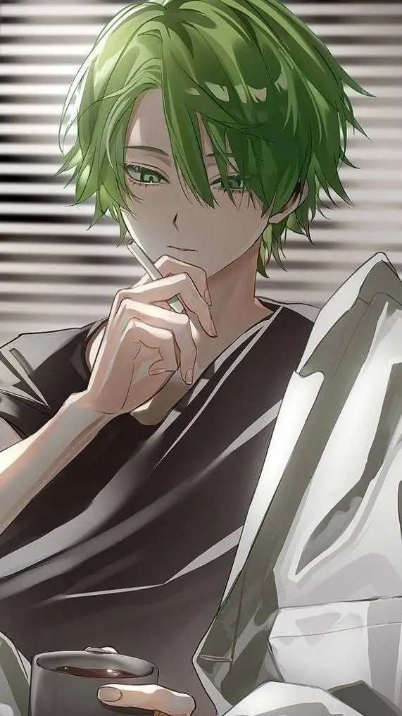ai character: lucas💚 background