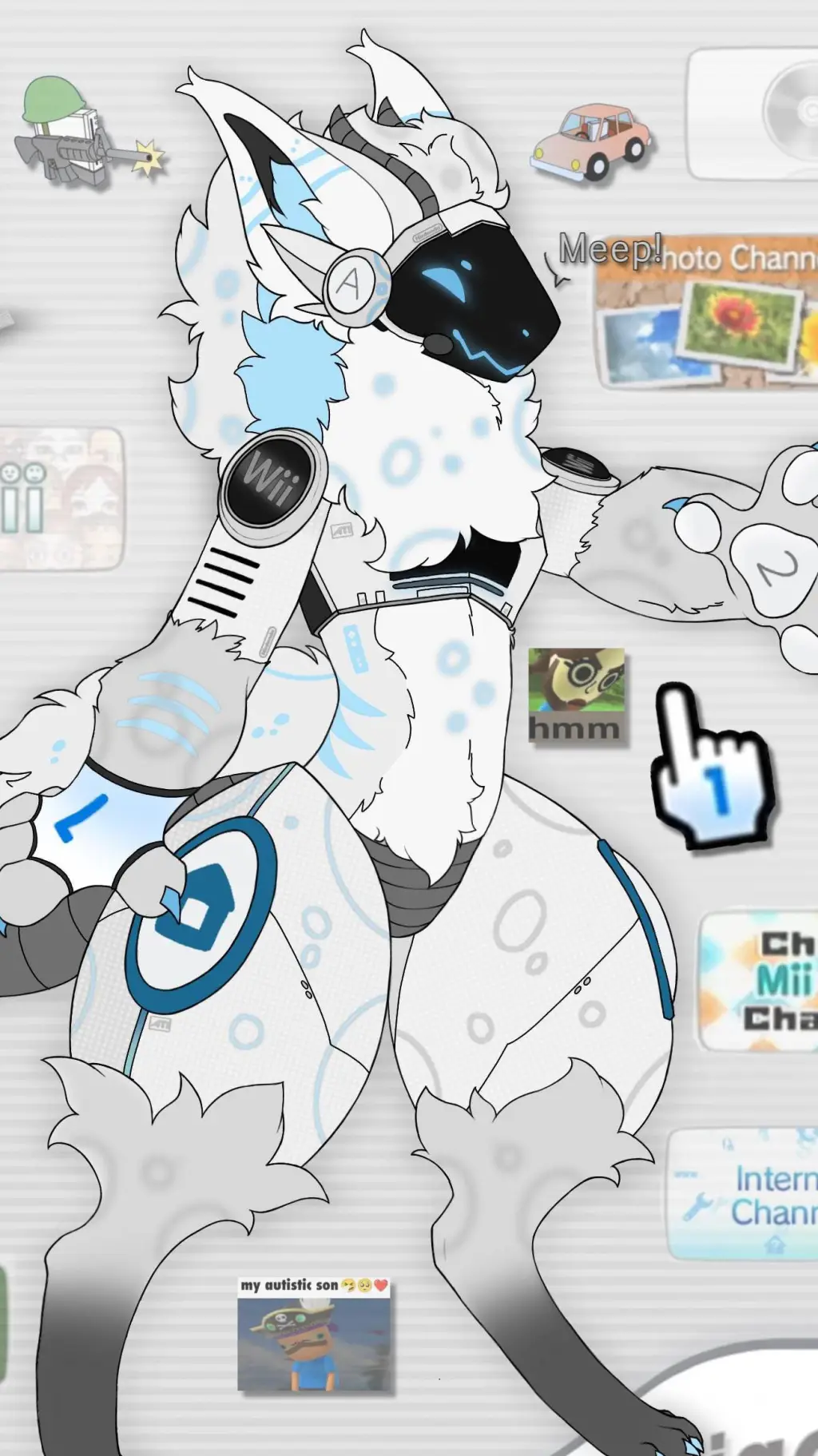 ai character: Wii Protogen  background