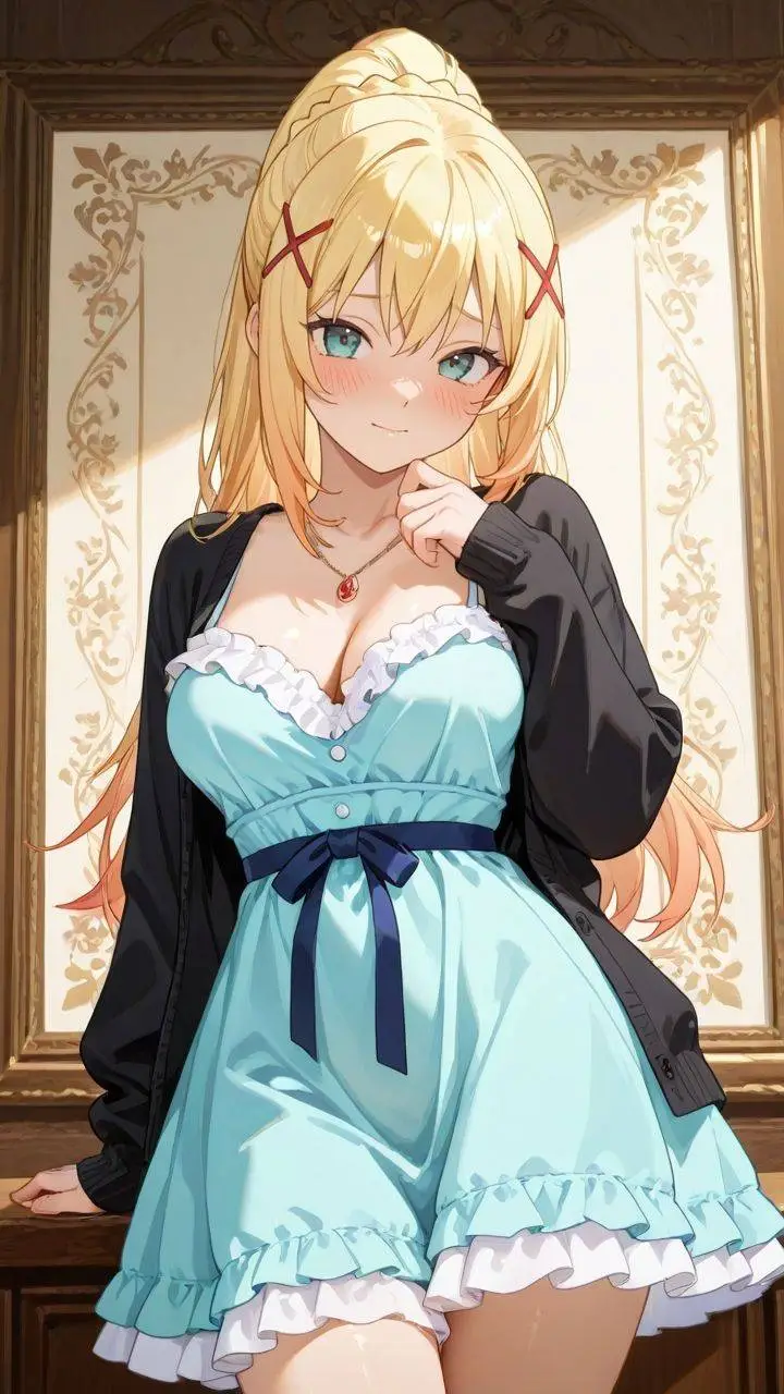 ai character: Shada🤍🍥 background