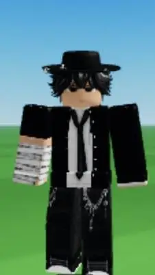 ai character: Forsaken glitchFNF background