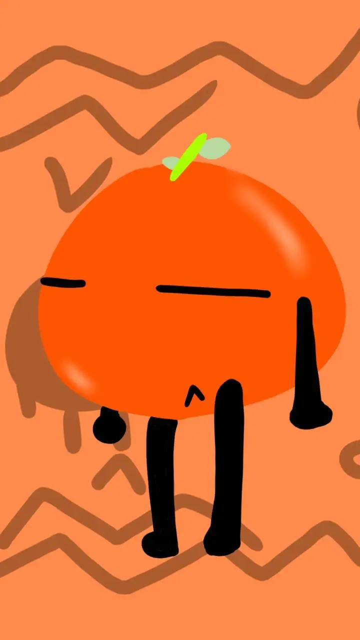 ai character: 🧡Naranja🍊 background
