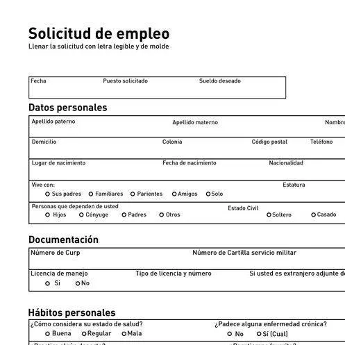 chat with ai character: solicitud trabajo