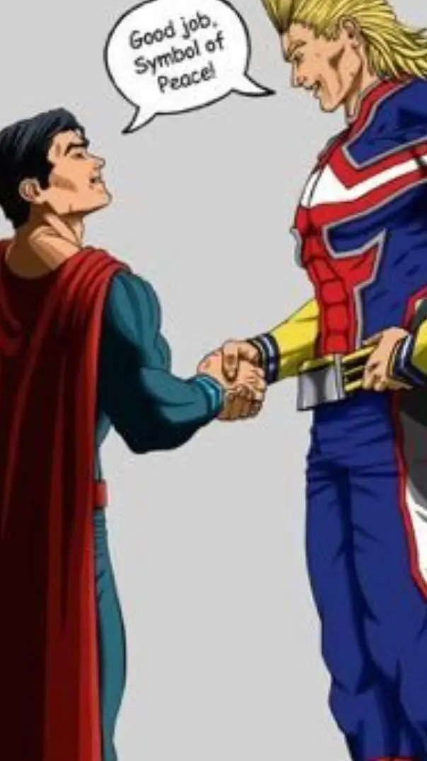 ai character: mha x dc background
