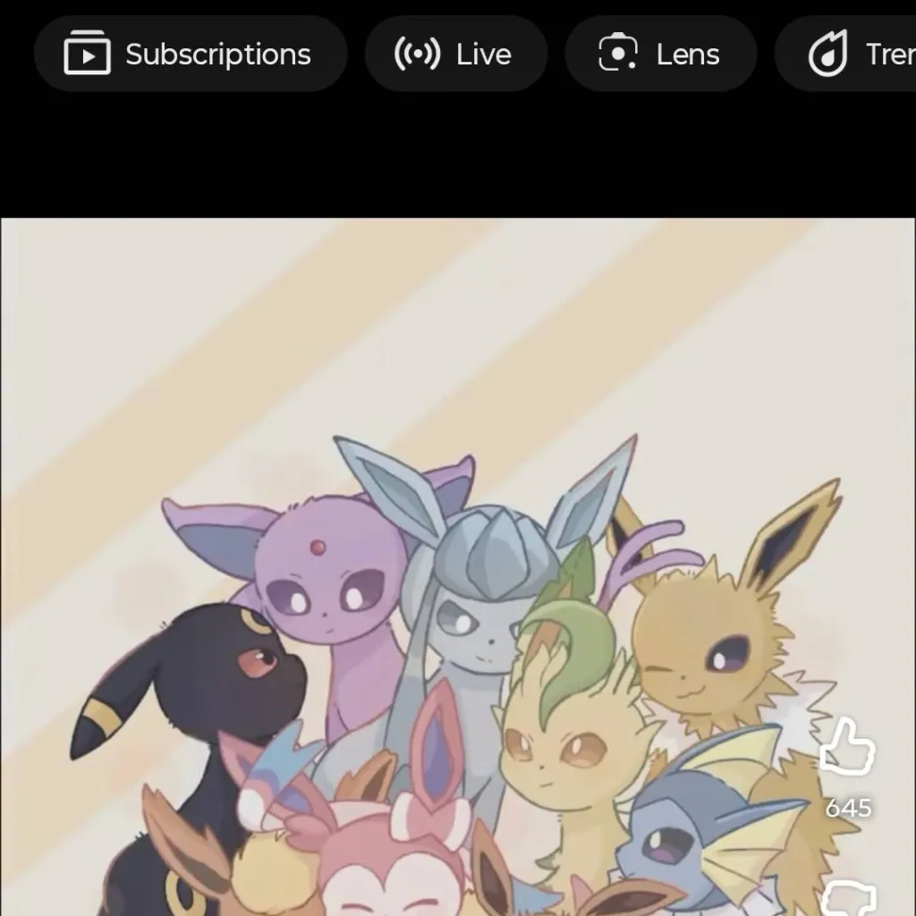 chat with ai character: evolutions family