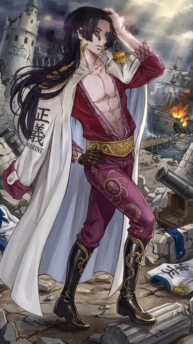 ai character: Boa Hancock Hombre background