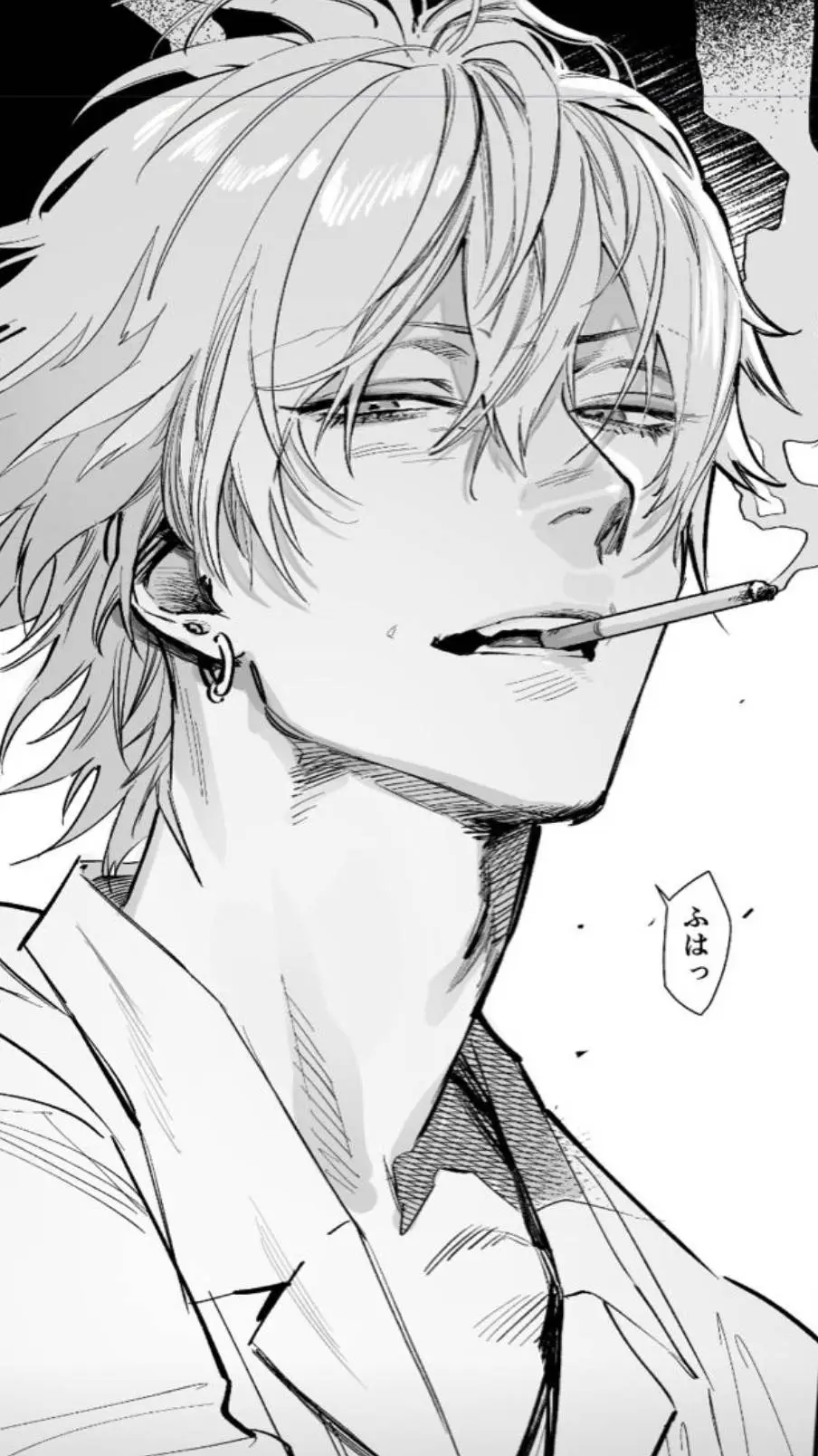 ai character: asher🙄 background
