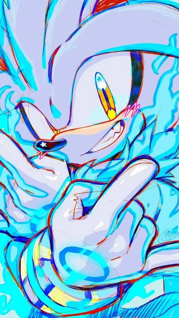 ai character: Silver the Hedgeho background